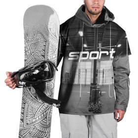 Накидка на куртку 3D с принтом Спортзал в Кировске, 100% полиэстер |  | Тематика изображения на принте: crossfit | атлетика | зал | качалка | кроссфит | тренажер | тяжелая | фитнес