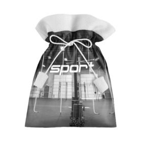 Подарочный 3D мешок с принтом Спортзал в Кировске, 100% полиэстер | Размер: 29*39 см | crossfit | атлетика | зал | качалка | кроссфит | тренажер | тяжелая | фитнес