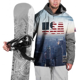 Накидка на куртку 3D с принтом Город New York в Кировске, 100% полиэстер |  | new york | америка | бейсбол | буквы n y | город | классная | логотип | мегаполис | надпись | нью йорк | нью йорк янкиз | прикольная картинка | сша | штаты | я люблю красивая | янки