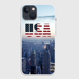 Чехол для iPhone 13 с принтом Город New York в Кировске,  |  | new york | америка | бейсбол | буквы n y | город | классная | логотип | мегаполис | надпись | нью йорк | нью йорк янкиз | прикольная картинка | сша | штаты | я люблю красивая | янки