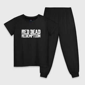 Детская пижама хлопок с принтом RDR в Кировске, 100% хлопок |  брюки и футболка прямого кроя, без карманов, на брюках мягкая резинка на поясе и по низу штанин
 | rdr | rdr2 | red dead redemption