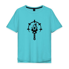 Мужская футболка хлопок Oversize с принтом Darkest Dungeon в Кировске, 100% хлопок | свободный крой, круглый ворот, “спинка” длиннее передней части | Тематика изображения на принте: 