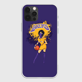 Чехол для iPhone 12 Pro Max с принтом Lakers в Кировске, Силикон |  | basketball | cheerleader | girl | lakers | nba | street