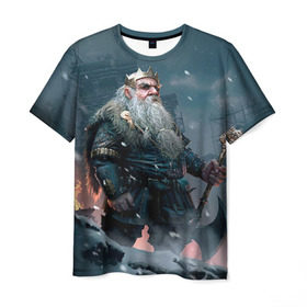 Мужская футболка 3D с принтом Witcher gwent 7 в Кировске, 100% полиэфир | прямой крой, круглый вырез горловины, длина до линии бедер | gwent | witcher | ведьмак | гвинт | геральт | гном | краснолюд