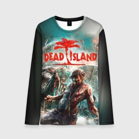 Мужской лонгслив 3D с принтом Dead island 8 в Кировске, 100% полиэстер | длинные рукава, круглый вырез горловины, полуприлегающий силуэт | dead | island | repticide | zombie | дэд айлэнд | зомби | мозги