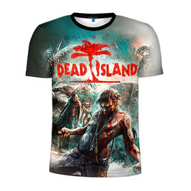Мужская футболка 3D спортивная с принтом Dead island 8 в Кировске, 100% полиэстер с улучшенными характеристиками | приталенный силуэт, круглая горловина, широкие плечи, сужается к линии бедра | dead | island | repticide | zombie | дэд айлэнд | зомби | мозги