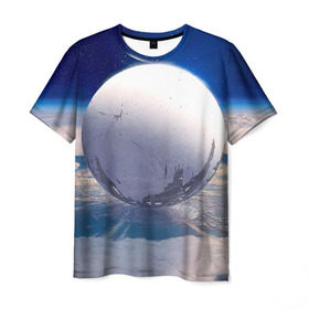 Мужская футболка 3D с принтом Destiny 3 в Кировске, 100% полиэфир | прямой крой, круглый вырез горловины, длина до линии бедер | destiny | дестени | дэстэни | космос