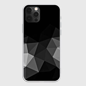 Чехол для iPhone 12 Pro Max с принтом Abstract gray в Кировске, Силикон |  | abstraction | абстракция | геометрия | грани | изгиб | линии | полигоны | полосы | постель | розовый | сочетания | текстура | треугольники