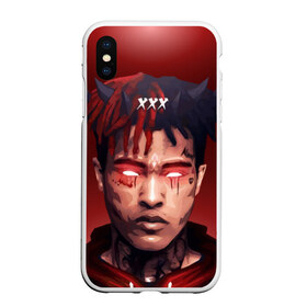 Чехол для iPhone XS Max матовый с принтом xxxtentacion в Кировске, Силикон | Область печати: задняя сторона чехла, без боковых панелей | iwkyasap | tentacion | xxx | xxxtentacion | реп