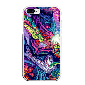 Чехол для iPhone 7Plus/8 Plus матовый с принтом Hyper beast в Кировске, Силикон | Область печати: задняя сторона чехла, без боковых панелей | counter strike | cs | cs go | global offensive | hyper beast | гипер зверь | гиперзверь | контр страйк | контра | кс | тату | татуировка | яркая