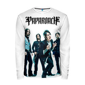 Мужской лонгслив 3D с принтом Paparoach 5 в Кировске, 100% полиэстер | длинные рукава, круглый вырез горловины, полуприлегающий силуэт | papa | papa roach | roach | альтернативный | группа | джекоби шэддикс | джерри хортон | метал | ню | нюметал | палермо | папа | папароач | папароч | роач | рок | роч | рэп | хард | хардрок | эсперанс