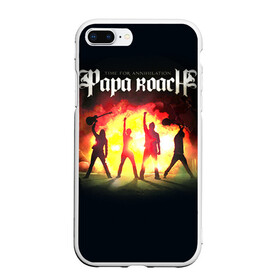 Чехол для iPhone 7Plus/8 Plus матовый с принтом Paparoach 6 в Кировске, Силикон | Область печати: задняя сторона чехла, без боковых панелей | Тематика изображения на принте: papa | papa roach | roach | альтернативный | группа | джекоби шэддикс | джерри хортон | метал | ню | нюметал | палермо | папа | папароач | папароч | роач | рок | роч | рэп | хард | хардрок | эсперанс