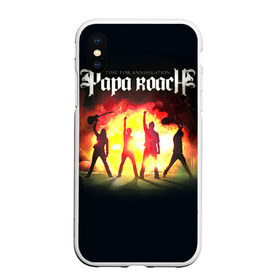 Чехол для iPhone XS Max матовый с принтом Paparoach 6 в Кировске, Силикон | Область печати: задняя сторона чехла, без боковых панелей | papa | papa roach | roach | альтернативный | группа | джекоби шэддикс | джерри хортон | метал | ню | нюметал | палермо | папа | папароач | папароч | роач | рок | роч | рэп | хард | хардрок | эсперанс