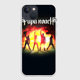 Чехол для iPhone 13 с принтом Paparoach 6 в Кировске,  |  | papa | papa roach | roach | альтернативный | группа | джекоби шэддикс | джерри хортон | метал | ню | нюметал | палермо | папа | папароач | папароч | роач | рок | роч | рэп | хард | хардрок | эсперанс