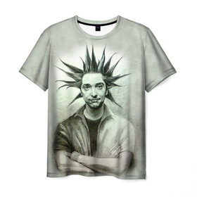 Мужская футболка 3D с принтом Горшок в Кировске, 100% полиэфир | прямой крой, круглый вырез горловины, длина до линии бедер | арт | киш. король и шут. горшенев