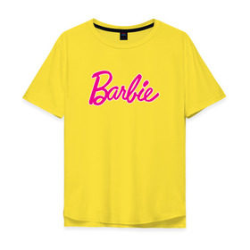 Мужская футболка хлопок Oversize с принтом Барби 3 в Кировске, 100% хлопок | свободный крой, круглый ворот, “спинка” длиннее передней части | Тематика изображения на принте: barbie | барби | девочка | девушка | кукла