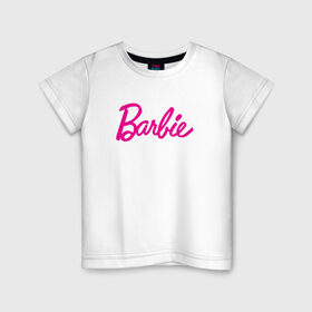 Детская футболка хлопок с принтом Барби 3 в Кировске, 100% хлопок | круглый вырез горловины, полуприлегающий силуэт, длина до линии бедер | barbie | барби | девочка | девушка | кукла