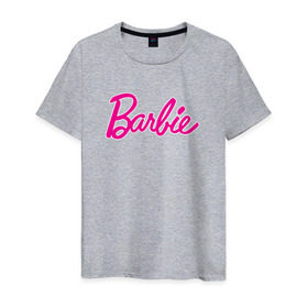 Мужская футболка хлопок с принтом Барби 3 в Кировске, 100% хлопок | прямой крой, круглый вырез горловины, длина до линии бедер, слегка спущенное плечо. | barbie | барби | девочка | девушка | кукла