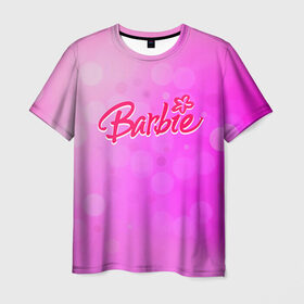 Мужская футболка 3D с принтом Барби 5 в Кировске, 100% полиэфир | прямой крой, круглый вырез горловины, длина до линии бедер | Тематика изображения на принте: barbie | барби | девочка | девушка | кукла
