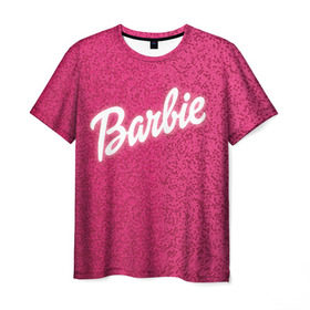 Мужская футболка 3D с принтом Барби 7 в Кировске, 100% полиэфир | прямой крой, круглый вырез горловины, длина до линии бедер | Тематика изображения на принте: barbie | барби | девочка | девушка | кукла