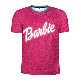 Мужская футболка 3D спортивная с принтом Барби 7 в Кировске, 100% полиэстер с улучшенными характеристиками | приталенный силуэт, круглая горловина, широкие плечи, сужается к линии бедра | Тематика изображения на принте: barbie | барби | девочка | девушка | кукла