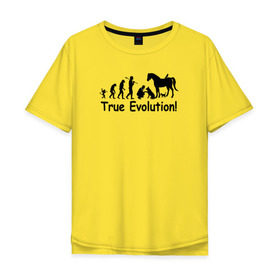 Мужская футболка хлопок Oversize с принтом Настоящая эволюция в Кировске, 100% хлопок | свободный крой, круглый ворот, “спинка” длиннее передней части | ветеринар | ветеринария | ветеринарный врач | кошка | лошадь | собака | эволюция