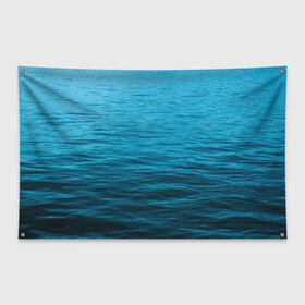 Флаг-баннер с принтом Море в Кировске, 100% полиэстер | размер 67 х 109 см, плотность ткани — 95 г/м2; по краям флага есть четыре люверса для крепления | sea | вода | волны | глубина | дайвинг | лето | океан | отдых | отпуск | пляж | солнце