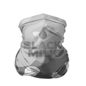 Бандана-труба 3D с принтом Black Milk Серый Камуфляж в Кировске, 100% полиэстер, ткань с особыми свойствами — Activecool | плотность 150‒180 г/м2; хорошо тянется, но сохраняет форму | black milk | camo | camouflage | gray | pattern | камо | кмуфляж | серый | узор | черное молоко