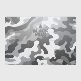 Магнитный плакат 3Х2 с принтом Black Milk Серый Камуфляж в Кировске, Полимерный материал с магнитным слоем | 6 деталей размером 9*9 см | black milk | camo | camouflage | gray | pattern | камо | кмуфляж | серый | узор | черное молоко