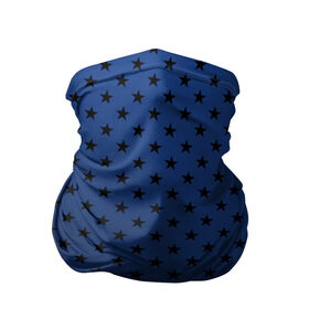 Бандана-труба 3D с принтом Black Milk Blue Stars в Кировске, 100% полиэстер, ткань с особыми свойствами — Activecool | плотность 150‒180 г/м2; хорошо тянется, но сохраняет форму | blue | star | stars | звёздная | звезды | синие звезды