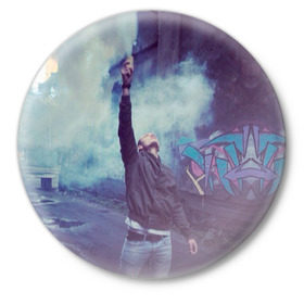 Значок с принтом Тони Раут в Кировске,  металл | круглая форма, металлическая застежка в виде булавки | антон раут | тони раут