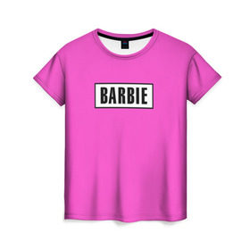 Женская футболка 3D с принтом Barbie в Кировске, 100% полиэфир ( синтетическое хлопкоподобное полотно) | прямой крой, круглый вырез горловины, длина до линии бедер | badgirl | barbie | beach party | beaches | bride | crew | girl | girlfriends | henparty | pink | power | princess | real girls | superbride | team | девичник | для влюбленных | для подруг | замуж | море | невеста | отдых | пляж | пляжная вечеринка | подру