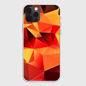 Чехол для iPhone 12 Pro Max с принтом Abstraction color в Кировске, Силикон |  | 3d | abstraction | абстракция | геометрия | грани | изгиб | линии | полигоны | полосы | розовый | сочетания | текстура | треугольники