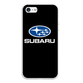 Чехол для iPhone 5/5S матовый с принтом Subaru в Кировске, Силикон | Область печати: задняя сторона чехла, без боковых панелей | subaru | автомобиль | марка | машина | субару