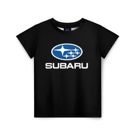 Детская футболка 3D с принтом Subaru в Кировске, 100% гипоаллергенный полиэфир | прямой крой, круглый вырез горловины, длина до линии бедер, чуть спущенное плечо, ткань немного тянется | subaru | автомобиль | марка | машина | субару