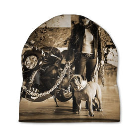 Шапка 3D с принтом Bulldog Yamaha в Кировске, 100% полиэстер | универсальный размер, печать по всей поверхности изделия | brand | bulldog yamaha bt1100 bulldog | car | chain | dog | english | flag | girl | japanese | logo | motorcycle | sign | yamaha | автомобиль | английский | девушка | знак | логотип | марка | мотоцикл | собака | флаг | цепи | ямаха | японская