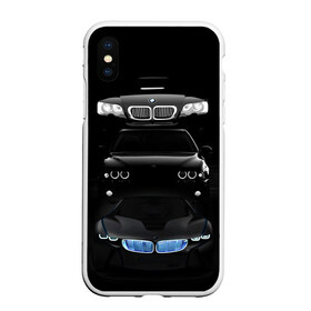 Чехол для iPhone XS Max матовый с принтом BMW в Кировске, Силикон | Область печати: задняя сторона чехла, без боковых панелей | bmw | авто | бмв | магина | марка
