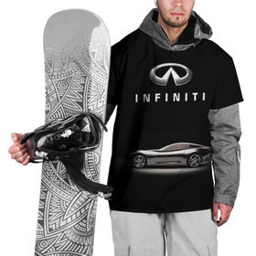 Накидка на куртку 3D с принтом Infiniti в Кировске, 100% полиэстер |  | Тематика изображения на принте: авто | инфинити | марка | машина