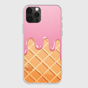 Чехол для iPhone 12 Pro Max с принтом Black Milk Мороженое Стаканчик в Кировске, Силикон |  | ice cream | мороженое | рожок | стаканчик | эскимо