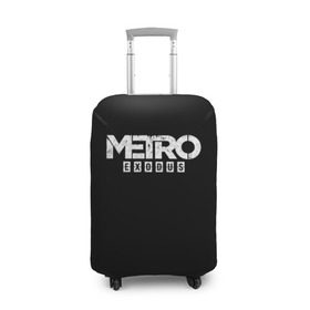 Чехол для чемодана 3D с принтом METRO: Exodus в Кировске, 86% полиэфир, 14% спандекс | двустороннее нанесение принта, прорези для ручек и колес | horror | metro | metro 2033 | redux | игра | метро | хоррор