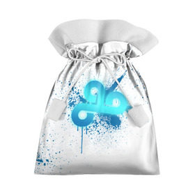 Подарочный 3D мешок с принтом cs:go - Cloud9 (White collection) в Кировске, 100% полиэстер | Размер: 29*39 см | Тематика изображения на принте: 0x000000123 | cloud9 | cs go | white | кс го