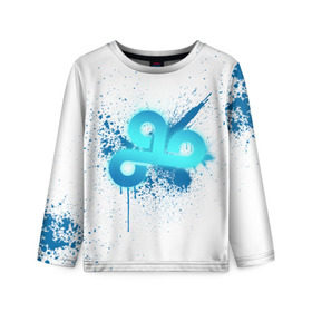 Детский лонгслив 3D с принтом cs:go - Cloud9 (White collection) в Кировске, 100% полиэстер | длинные рукава, круглый вырез горловины, полуприлегающий силуэт
 | 0x000000123 | cloud9 | cs go | white | кс го