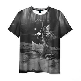 Мужская футболка 3D с принтом Курьер 1 в Кировске, 100% полиэфир | прямой крой, круглый вырез горловины, длина до линии бедер | reminor | курьер | мультфильм