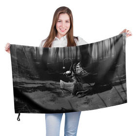 Флаг 3D с принтом Курьер 1 в Кировске, 100% полиэстер | плотность ткани — 95 г/м2, размер — 67 х 109 см. Принт наносится с одной стороны | reminor | курьер | мультфильм