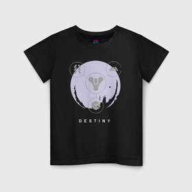 Детская футболка хлопок с принтом Planet в Кировске, 100% хлопок | круглый вырез горловины, полуприлегающий силуэт, длина до линии бедер | Тематика изображения на принте: destiny | destiny 2 | дестени | космос