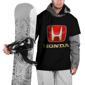 Накидка на куртку 3D с принтом Honda в Кировске, 100% полиэстер |  | Тематика изображения на принте: авот | марка | машина | хонда