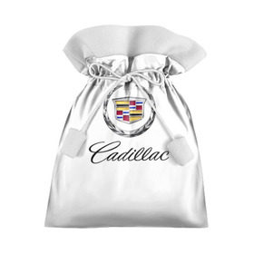 Подарочный 3D мешок с принтом Cadillac в Кировске, 100% полиэстер | Размер: 29*39 см | Тематика изображения на принте: авто | кадиллак | марка | машина