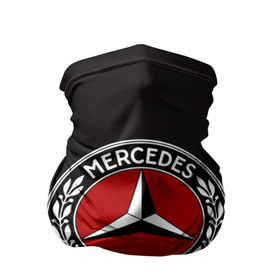 Бандана-труба 3D с принтом Mercedes-Benz в Кировске, 100% полиэстер, ткань с особыми свойствами — Activecool | плотность 150‒180 г/м2; хорошо тянется, но сохраняет форму | car | germany | logo | make | mercedes benz | автомобиль | германия | логотип | марка | мерседес бенц