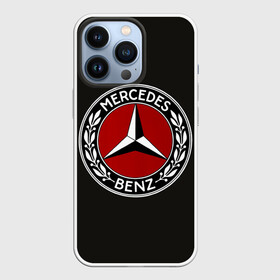 Чехол для iPhone 13 Pro с принтом Mercedes Benz в Кировске,  |  | car | germany | logo | make | mercedes benz | автомобиль | германия | логотип | марка | мерседес бенц