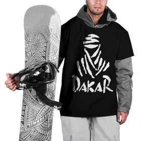 Накидка на куртку 3D с принтом Dakar в Кировске, 100% полиэстер |  | Тематика изображения на принте: dakar | desert | logo | race | rally | sign | гонки | дакар | знак | логотип | пустыня | ралли